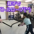 お休みになると多くなります(^^)　　　　子連れでトレーニング
