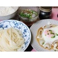 ６５３手緒里うどん、ちくわ目玉焼き