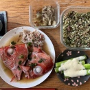 金目鯛のレンジ蒸し中華風