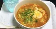 旦那ご希望の激辛ラーメン。