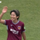 ⚽女子　マンチェスターシティ vs ウェストハムユナイテッド　