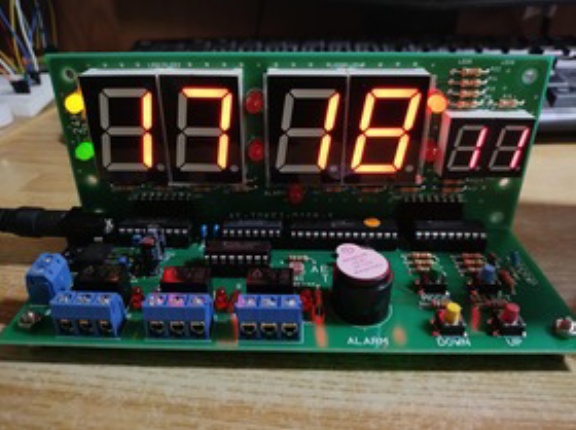 秋月電子の時計キット作った