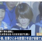 加藤浩次、飲酒ひき逃げ逮捕の吉沢ひとみ容疑者に「ぶつかったら絶対分かる。なのにいなくなる。人間の真価が問われる」