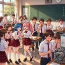 【第59話】男子の視線とメイド服の絵｜田中からの贈りもの