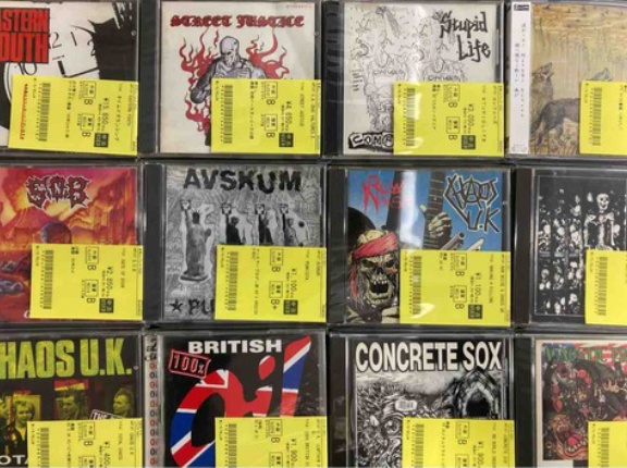 日本のHC/80'S HC/Oi中心に中古CD入荷!!