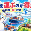 飛行機・船・鉄道、何を運ぶのが得意？ 世界の交通を比べる【地理総合】