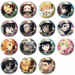 アニメ「鬼滅の刃」レリーフメタル缶バッジ(全6種) : 鬼滅の刃GOODS