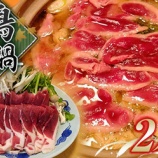 『ふるさと特産品　山田魚河岸さんの鴨鍋セットとスモークラボさんのパエリア』の画像