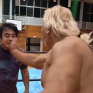 一歩一歩基礎を固めるプロレススクールの練習風景！9/23にイトーとフォーエックスが対戦！？