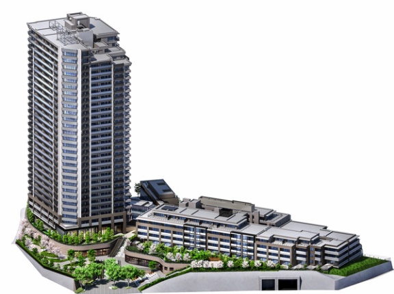 地上29階「ザ・パークハウス 赤羽台タワー＆レジデンス」の建設状況！赤羽駅徒歩4分の高低差を活かした施設配置の分譲タワマン（2026.1.31）