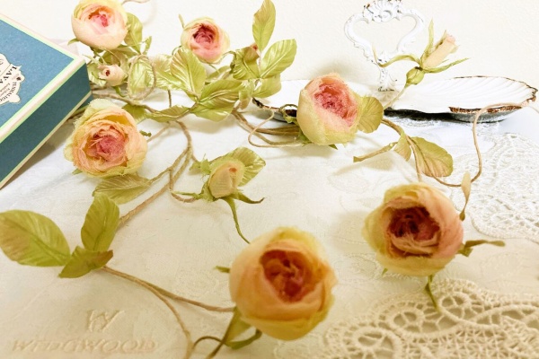 布花作品♡チャーミングな薔薇たち