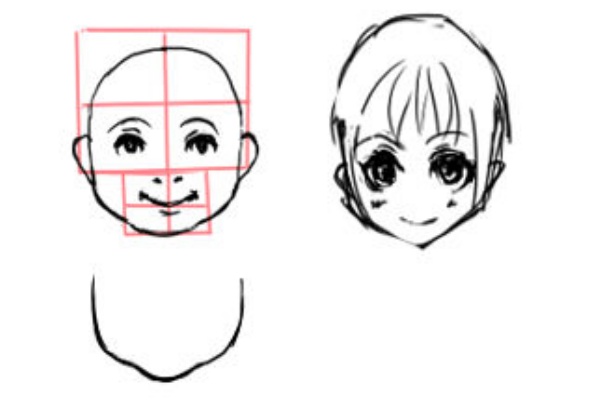 世代別の正面顔 イラストのはなしをしよう
