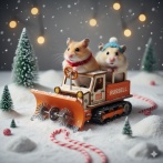 【札幌】コーギーラッセル車　かわいい