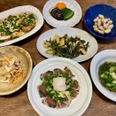 今夜はだんなが作りました。