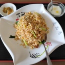 逸品居「豚バラ青菜炒飯定食」