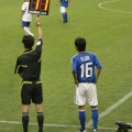 宮本恒靖選手　引退試合。