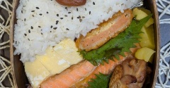 サーモンのハラスあった～夫のお弁当719