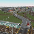 わざわざ高架通勤線に踏切配置の動作確認2