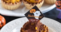 プチタルトカップで一口パンプキンティラミス～ハロウィンにも～