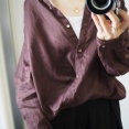 超・好みの色合いのリネンシャツ見つけた！珍しくとーさんが褒めてくれたお洋服。