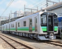 『JR東日本のハイブリッド車 HB-E220系 お目見え』の画像