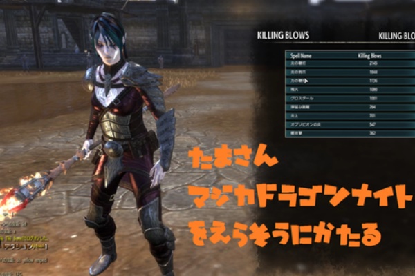 Eso 攻略 Pvp By Tamastill Elderscrollsonline Pvp紹介 ドラゴンナイト