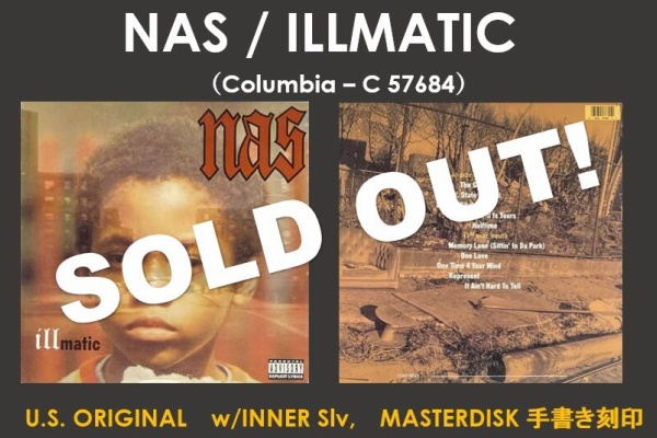USED/HIP HOP】NAS / ILLMATIC（US-ORIGINAL）ヒップホップ史に燦然と