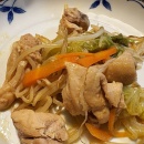 リハビリがんばってます＆鶏もも肉と白菜の麻婆味