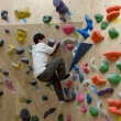 西寮　5班は壁を登る