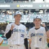 石井一成、祖母の前で連日の殊勲打「本当に勝利の女神です」