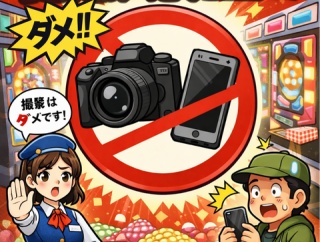 スロ垢さん、演者は撮影OKの店舗で撮影禁止と言われてしまう