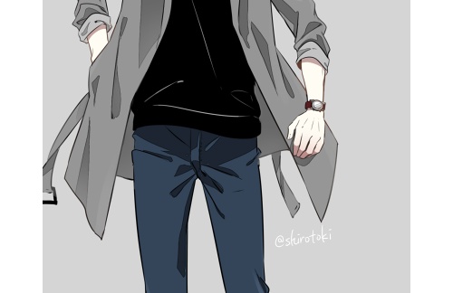 刀剣乱舞 鶴丸国永に好きなコートを着せてみた イラスト アニじょし 女性向けまとめサイト