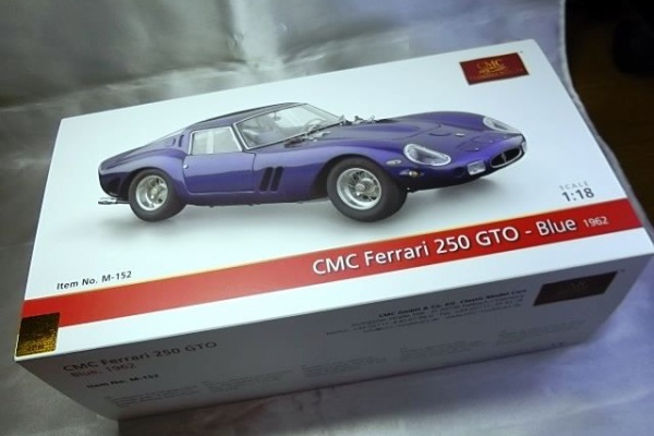 現状品 CMC Ferrari 250 GTO Blue 1962 フェラーリ M-152（1/18