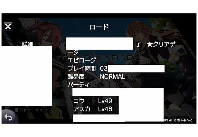 【東亰ザナドゥ】1周30時間前後でクリアできるボリューム