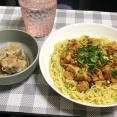 【貧乏飯】通院日の夜は、簡単手抜きごはん。