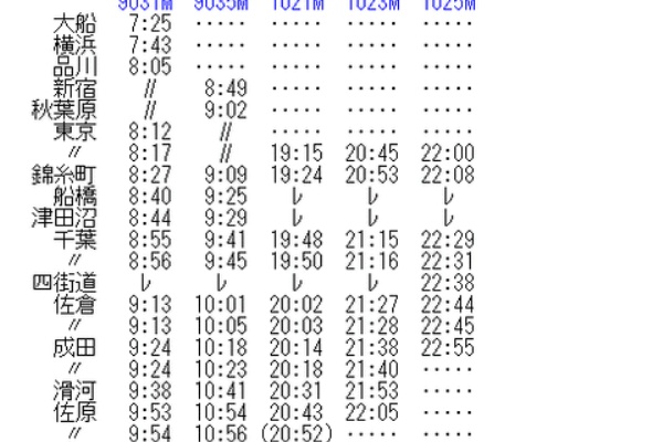 小型全国大会時刻表(2005年) Rail・Artブログ - 2005年