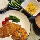 また潰れました💦＆かぼちゃのサラダ