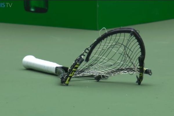 ラケット破壊の瞬間を集めてみたｗｗｗｗｗｗ スマッシュ速報