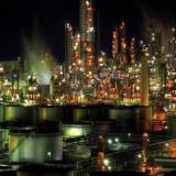 工場夜景HDR　東燃ゼネラル石油