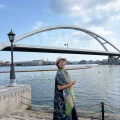 家紋ワンピースの真夏のコーデ
