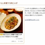『「くらしのアンテナ」の「こんな作り方もあった！「味噌肉じゃが」レシピバリエ」のトピックに「からし味噌マヨ肉じゃが」が掲載』の画像