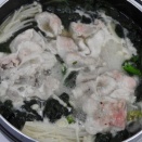 ぢみほうれん草のしゃぶしゃぶ