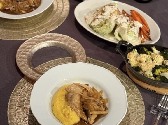 『絶景！ヨーロッパの山小屋』でみて食べたくなった、ポレンタの夜ごはん