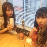 『[イコラブ] にゃーにゃーコンビで、コラボカフェなう【山本杏奈、大谷映美里】』の画像