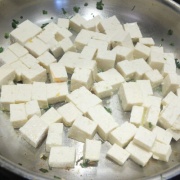 韮と豆腐の味噌炒め