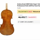 AliExpressでヴァイオリンを買う奴の気がしれん