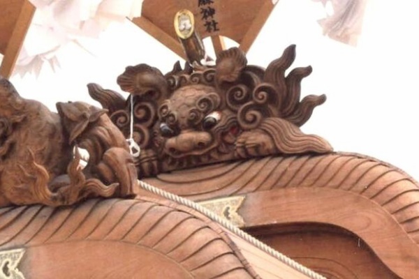 超値下げ】だんじり 彫り物 本物 小松良と龍 【公式通販】