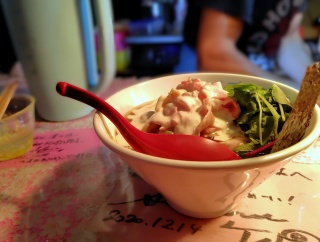 ハイデン･コッコFactory らーめん 凛々(ﾘﾘｨ)＠福生<限定・凛々しい帆立クリーム×カルピスバターらぁ麺>