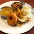 二大タワーと南インド料理