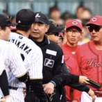 今日の捕手梅野、報復死球の可能性も